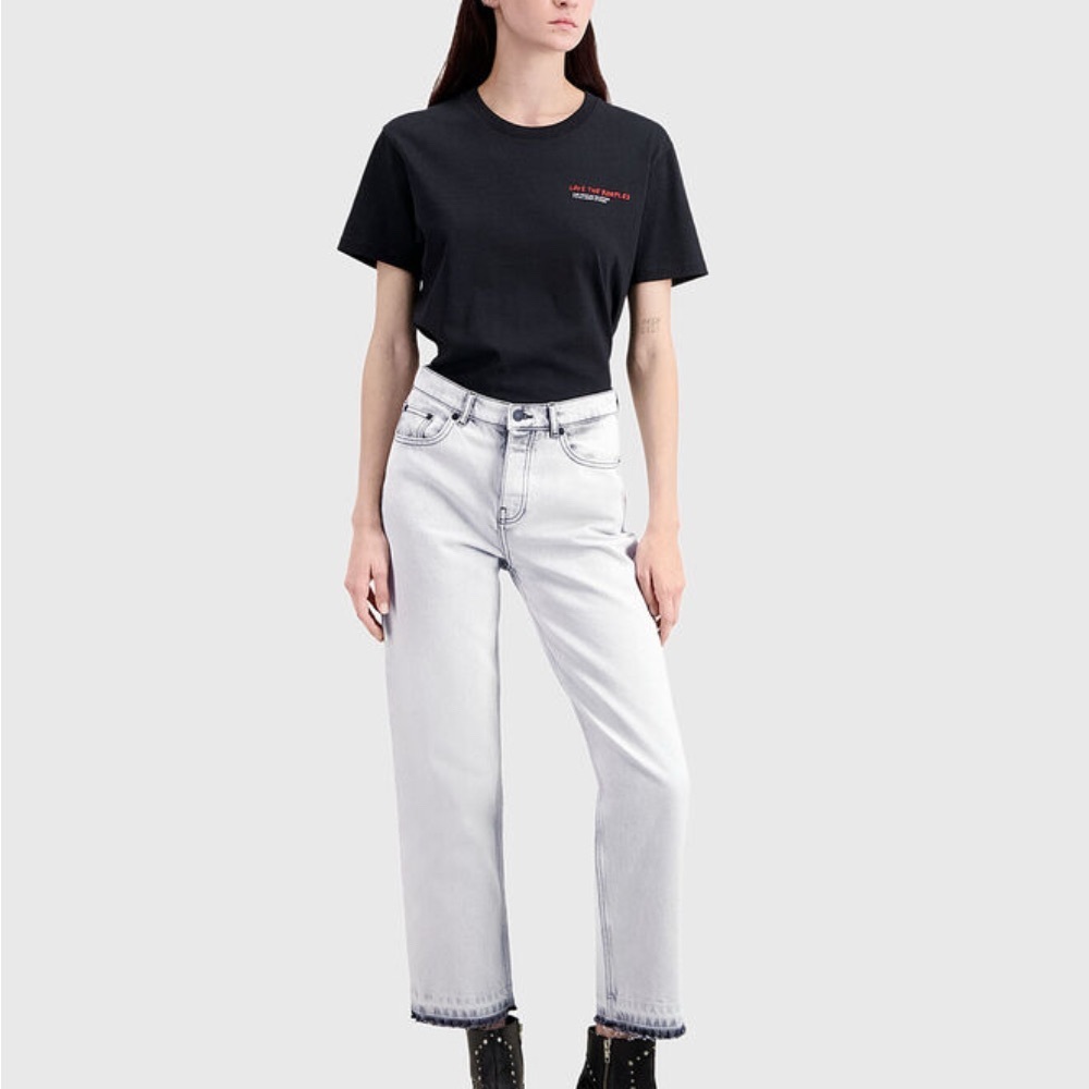 THE KOOPLES -  Black Bleached Jeans Classic Style - NEW